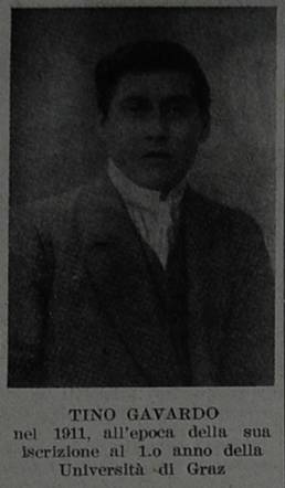 Le ultime lettere inedite
CONFIDENZE FAMILIARI
di Tino Gavardo
TINO GAVARDO nel 1911. - foto