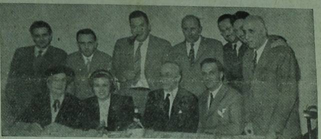 DIRIGENTI GIULIANO - DALMATI RIUNITI A GORIZIA
Il nostro Direttore , Clemente, dott. Poduje dott. Scampicchio., Rosolin, Conighi, Corelli, Bracco. Mattioli