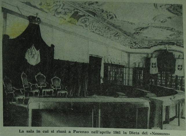 PREMESSE STORICHE
La Dieta del «Nessuno»
Nel centenario del gesto di fierezza del rappresentanti dell'Istria riuniti a Parenzo - Pietro Franolich - foto