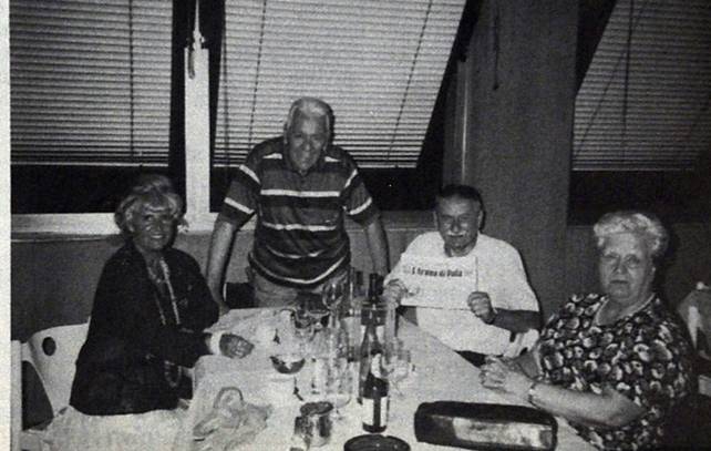 Con Guglielmo Belli sugli itinerari apocalittici c'e stato ancora un incontro prima della sua partenza al Kappa di Giulio Michelini con Romana De Carli ed il nostro direttore (che fotografa) e signora - foto